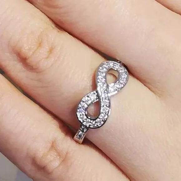 NEW BOWKNOT 925 STERLING SILVER RING - Picture 3 of 3